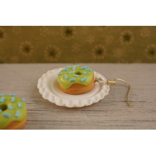 Zeleno-modré donutky