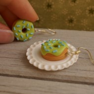 Zeleno-modré donutky