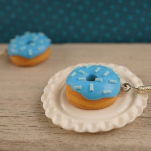 Modré donuty