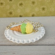 Náramek - zeleno-žlutá zmrzlina