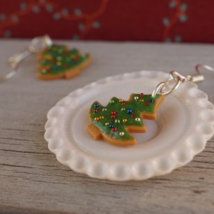 Vánoční sušenky visací - stromečky