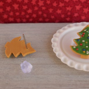 Vánoční sušenky puzetkové- stromečky